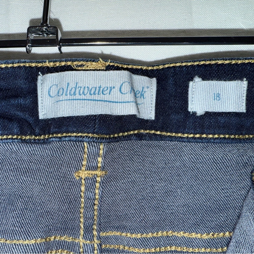 Coldwater Creek The Creek Mid Rise Size 18 Stretch Comfort Straight Jean. - Picture 6 of 9
